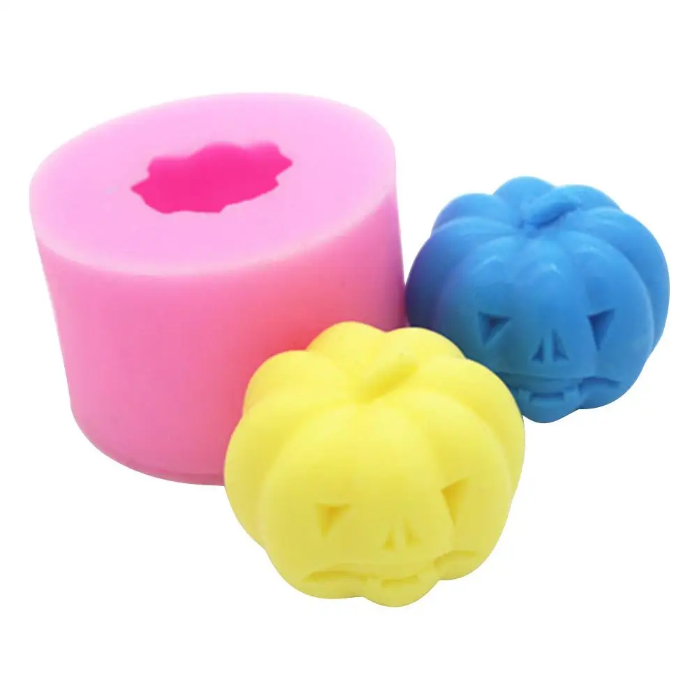 3D Хэллоуин Тыква Силиконовые Формы Ремесло Искусство мыло свечи Смола глина