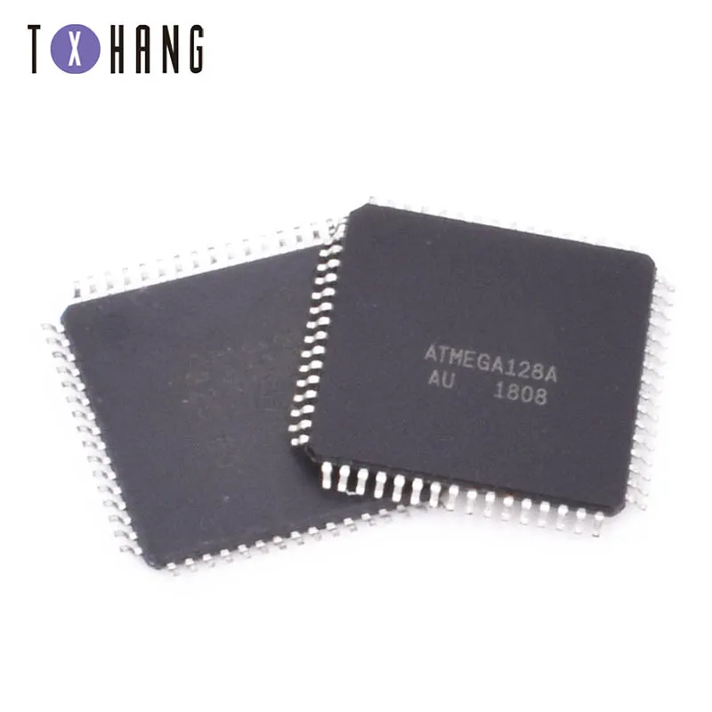 10 шт. ATMEGA128A-AU ATMEGA128A ATMEGA128 128A-AU Новый микроконтроллер TQFP-64 | Электронные компоненты