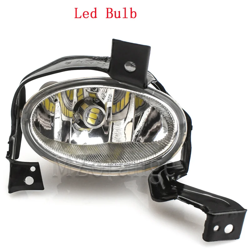 LED Bulb Для HONDA CRV RE1 RE2 RE4 2010 2011 галогенная/Светодиодная лампа 33950-SWA-H11/33900-SWA-H11 противотуманный светильник s Противотуманные фары противотуманный светильник foglamp Дневной светильник - Цвет: LED Bulb