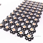 Светодиодный чип полного спектра для выращивания растений 10 шт.лот 3 Вт с печатной платой, светодиодные светильники для выращивания растений, светодиодный Диод широкого спектра 400 нм-840нм для комнатных растений