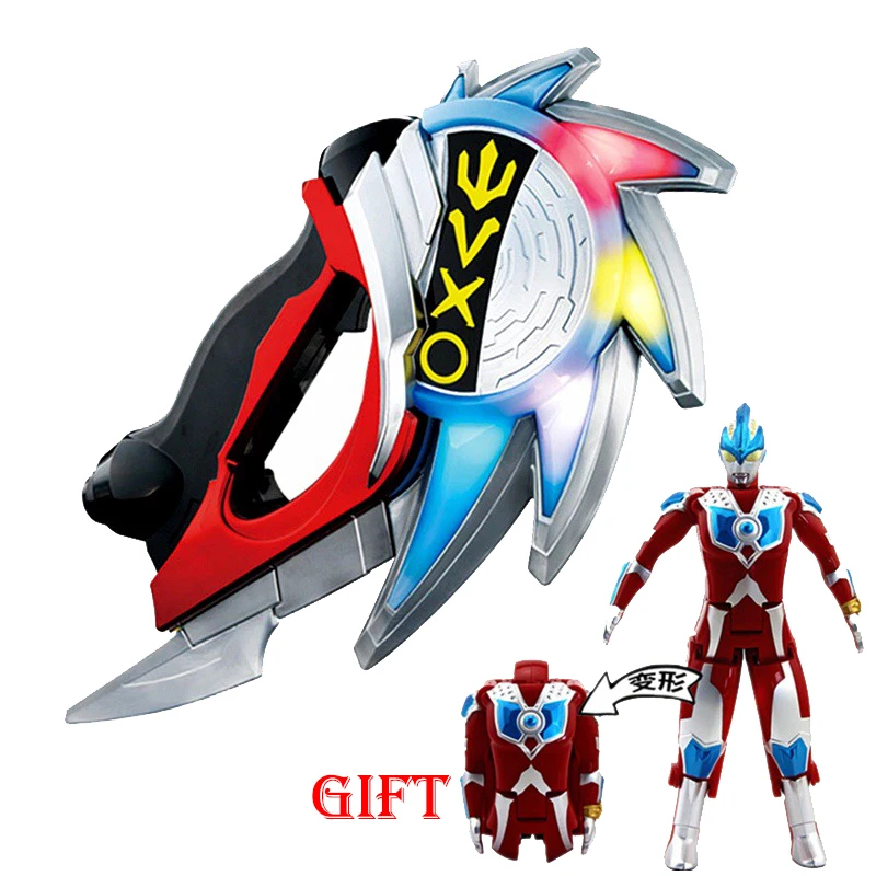 Трансформация Ultraman Orb зубчатый светильник с лезвием модель игрушки LED Knight Музыка