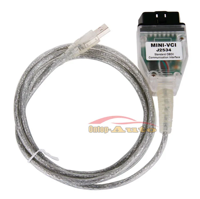 Диагностический сканер OBD2 прибор для диагностики Toyota MINI VCI TIS Techstream J2534 с кабелем и