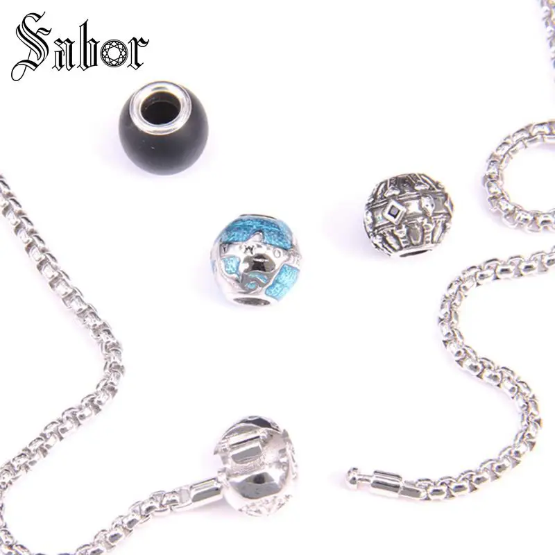 Ожерелье из зигзага и обсидиана ожерелье шармы Европейский Rebel ювелирные изделия