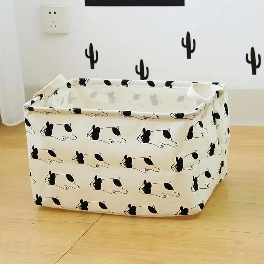 Новые Мультяшные животные ткань украшение дома грязная одежда для ванной