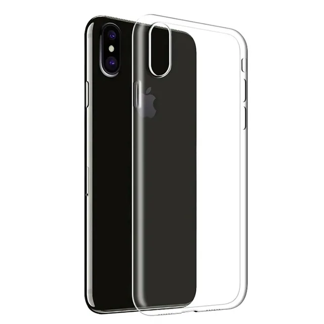 Чехол для iPhone X XS XR MAX 5 5S SE 5C 6 6S 7 8 plus прозрачный силиконовый мягкий ТПУ задний