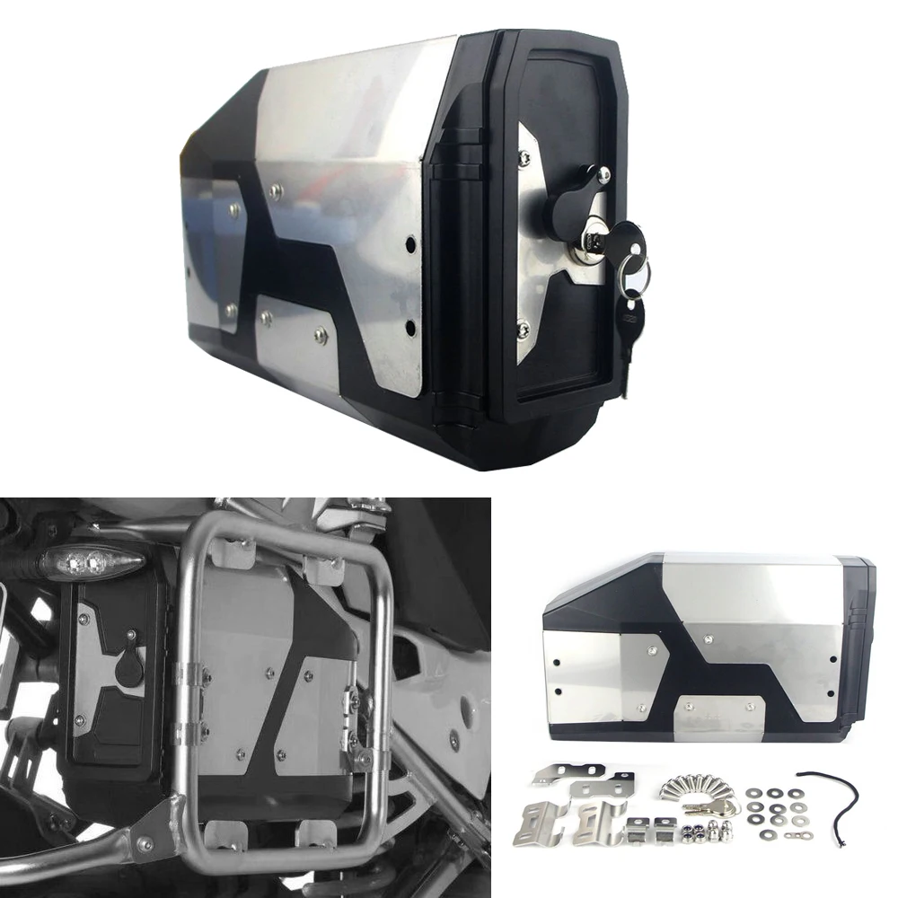 Левый боковой кронштейн алюминиевый ящик для инструментов BMW r1250gs r1200gs lc & adv Adventure