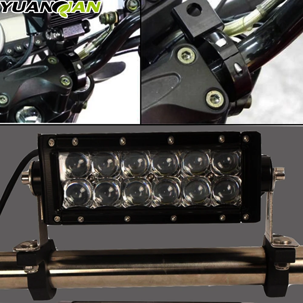 Универсальный кронштейн для противотуманных фар держатель зажим honda yamaha Kawasaki z750