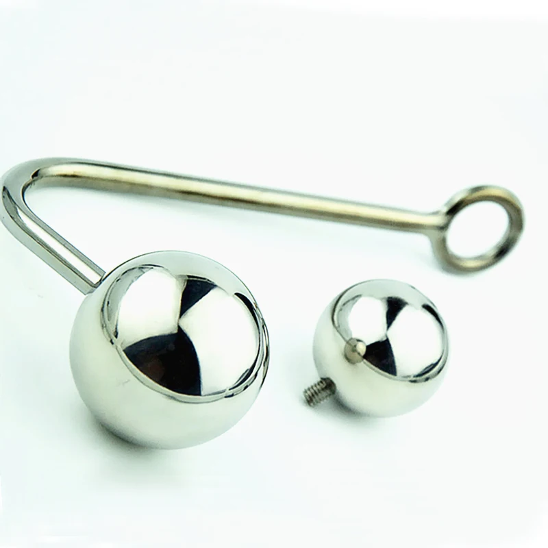 Anal Hook sex toys 2 replaceable balls Stainless Steel butt plug bandage Drop shipping | Красота и здоровье