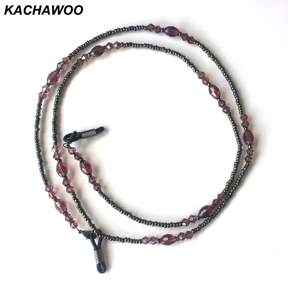 Kachawoo оптовая продажа 12 шт. цепочки для очков с бусинами аксессуары Женская