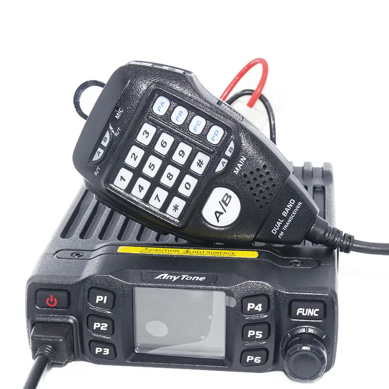 AnyTone AT-778UV двойное полосное мобильное радио VHF: 136-174MHz UHF: 400-480MHz двухстороннее и Любительское переносной любительский радиоприёмник рация На 778UV