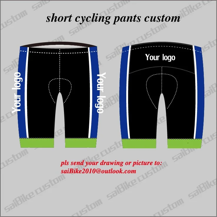 only short pants SaiBike майки для велоспорта на заказ для мужчин/женщин/детей, летняя одежда для велоспорта, персональные/Командные топы на заказ - Цвет: only short pants