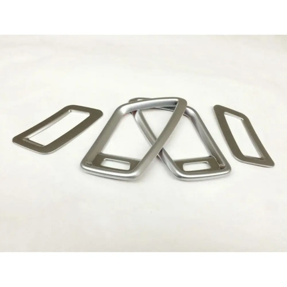 

4Pcs Car Inner Accessory Dashboard Air Condition Vent Outlet Cover Frame Decoration For Nissan Qashqai 2016 Car Styling