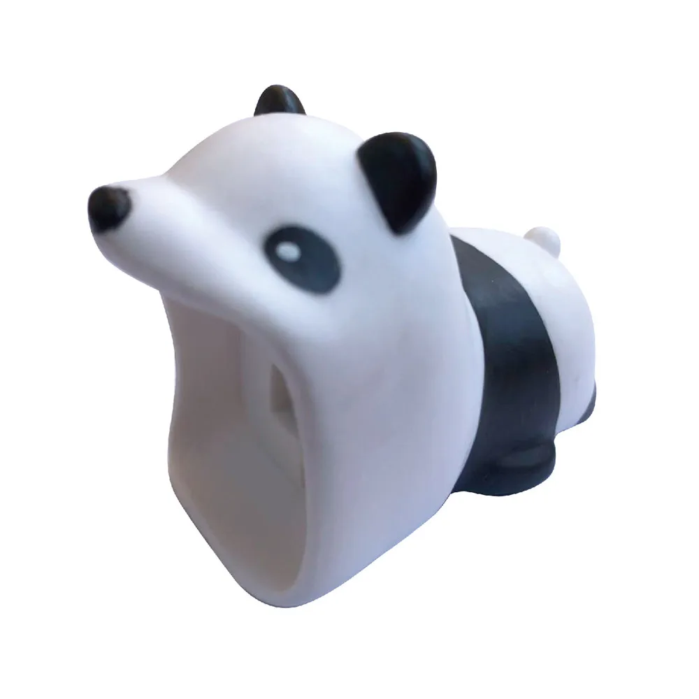 1 шт. большой кабель укус милые животные кабель протектор Kawaii Usb кабель Органайзер офис фиксатор строки провода Держатель корейский стол аксессуары - Цвет: E