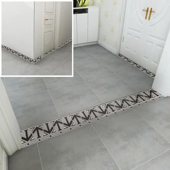 Мода DIY Фреска домашний наземный декоративный 15x100 см порог каменная наклейка самоклеющаяся плитка наклейка s@ LS ST07