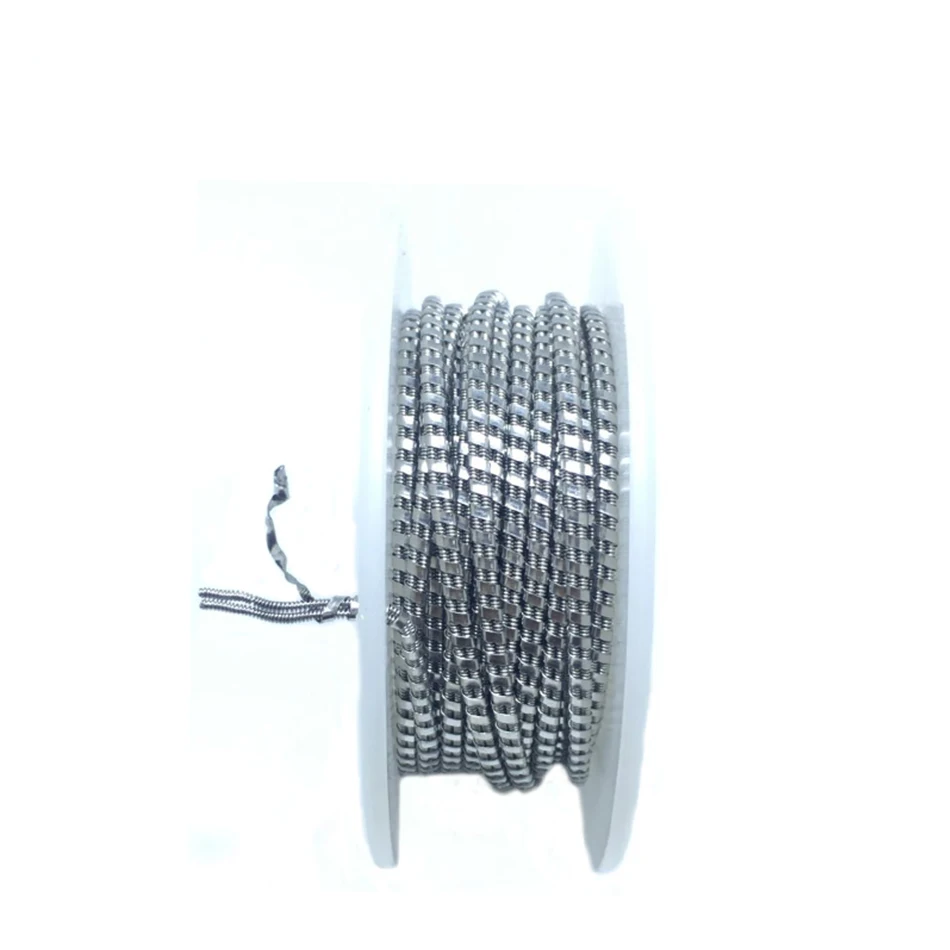 

ZZtech Heating wire 5m/roll A1/NI80/SS 316L Juggernaut Clapton Wire for RDA RBA Rebuildable Atomizer Heating Wires Coil Tool