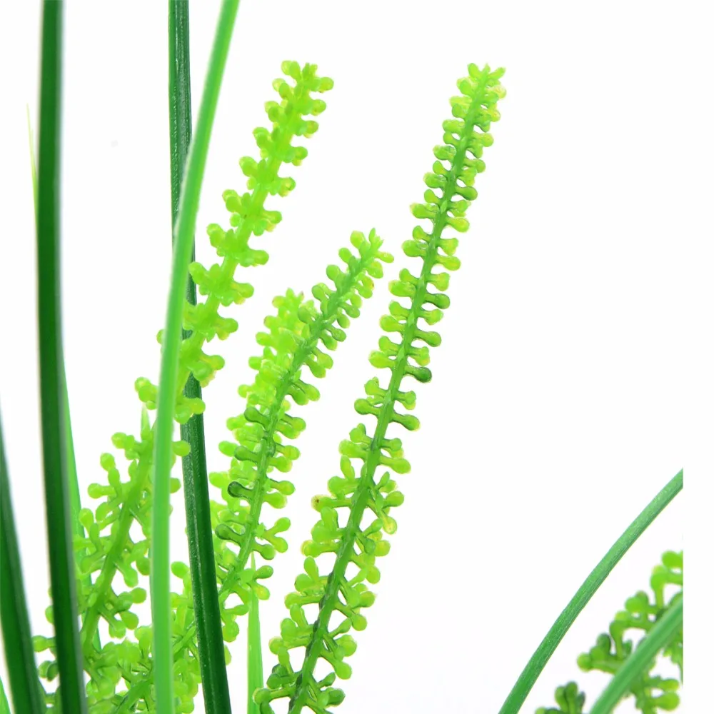 2 шт. упак. новые искусственные аквариумные растения украшения 40 см красивые