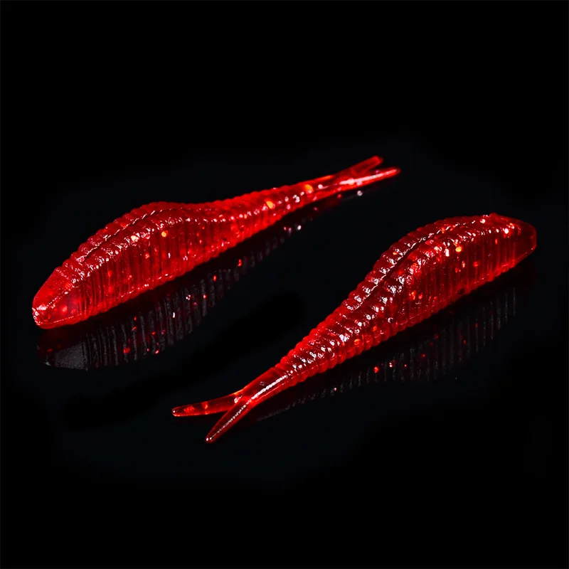10 шт./лот Shad Мягкая приманка 6 см/7 см 1,5 г/2,5 г для рукоятки крючок под червя roofvissen искусственная силиконовая Форель Приманка мягкий гольян