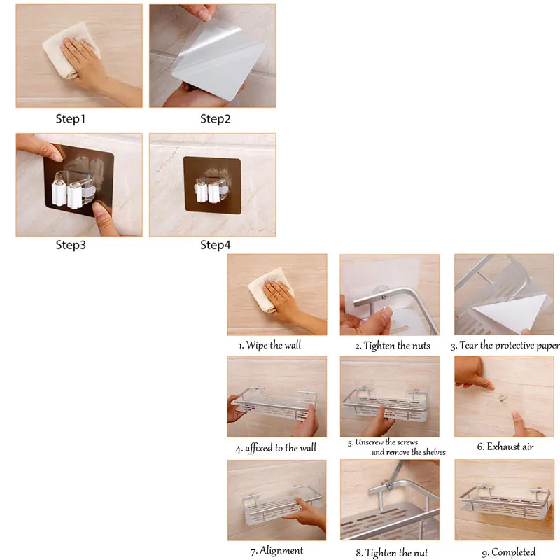 Держатель для дома органайзер хранения швабры ванной косметические Туалетные