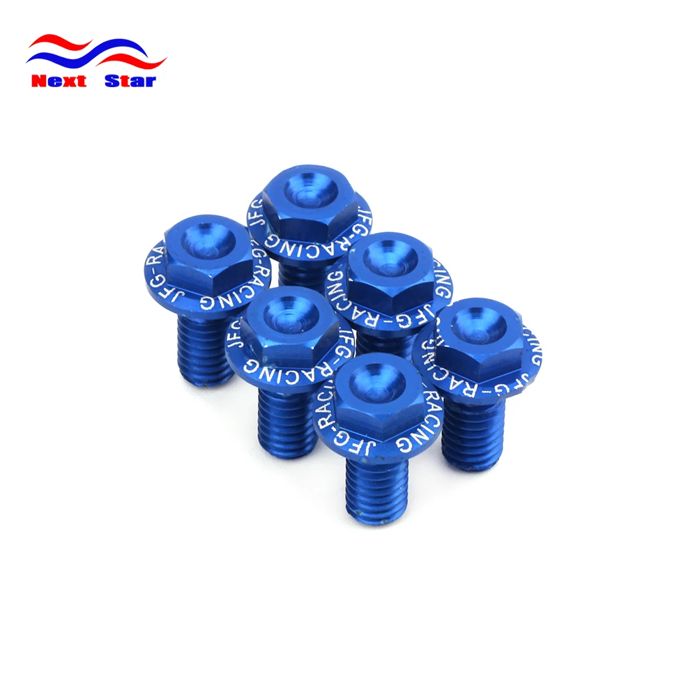 6 шт. передняя вилка для мотоцикла и мотокросса с ЧПУ защитные болты винты HUSQVARNA TC