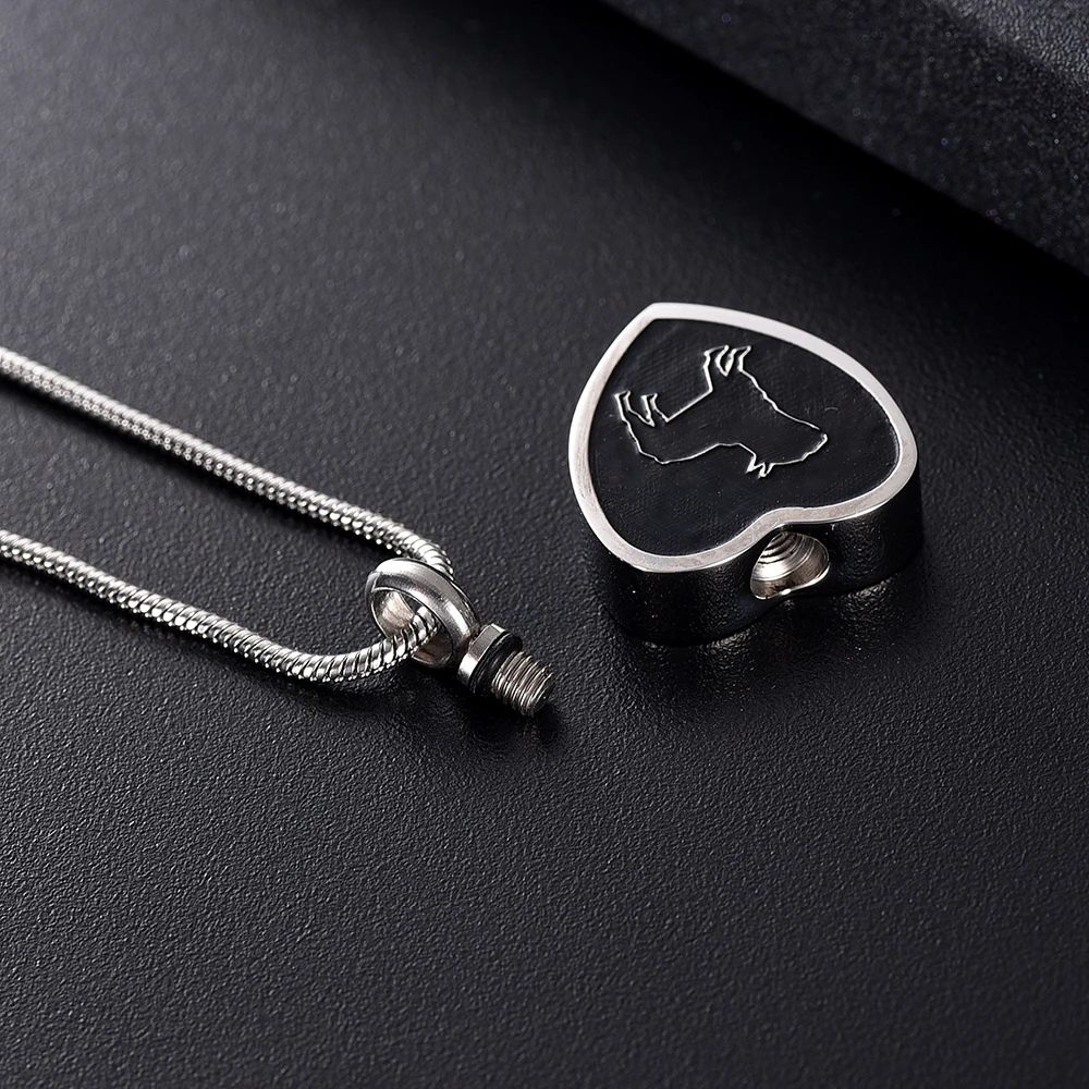 Мини-держатель для кремации IJD12445 из нержавеющей стали похоронная зола в форме