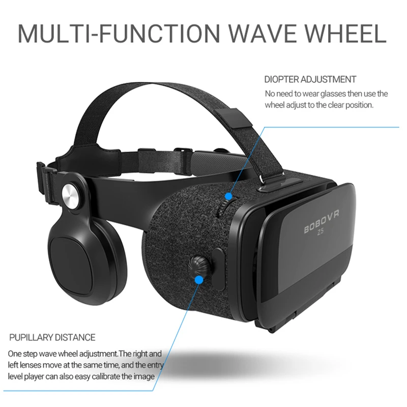 Оригинальные очки виртуальной реальности bobovr Z5/bobo vr Z5 Очки 120 FOV 3D google cardboard с