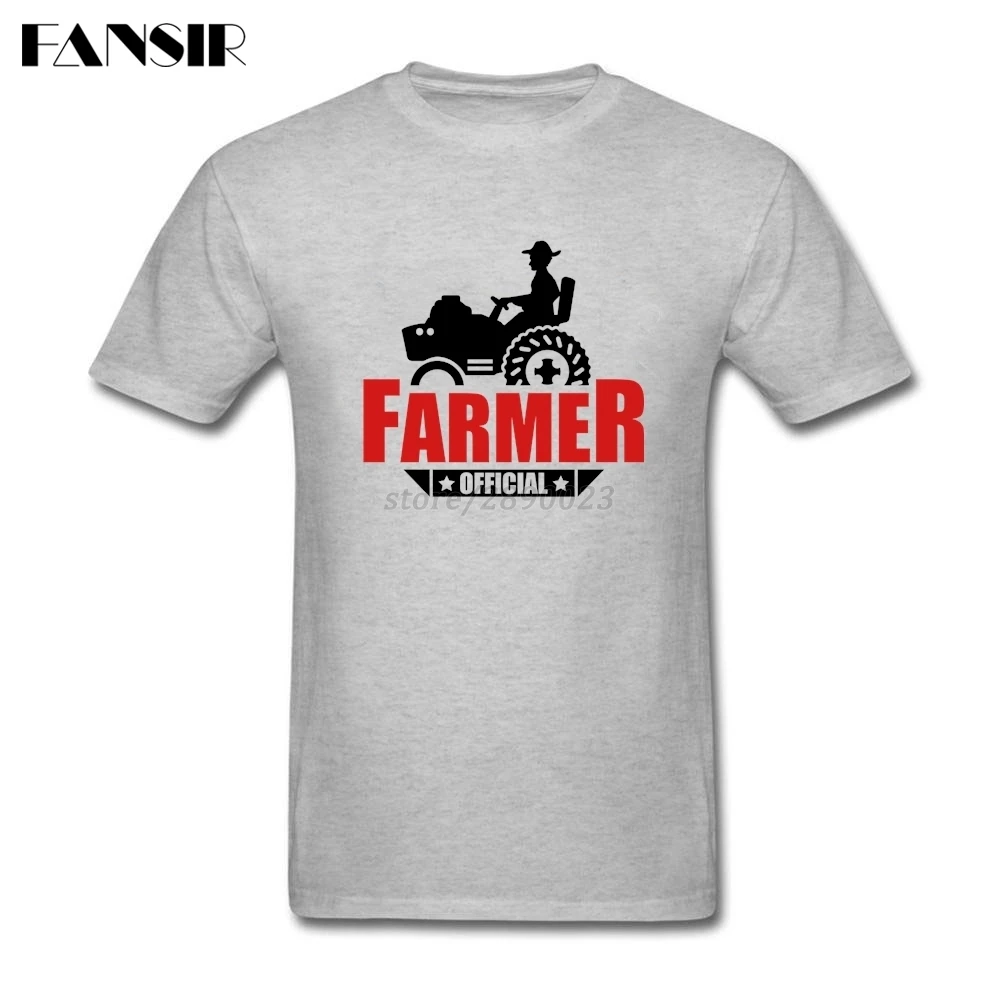 Рок футболка для мужчин человека я официальный фермер мужские футболки с