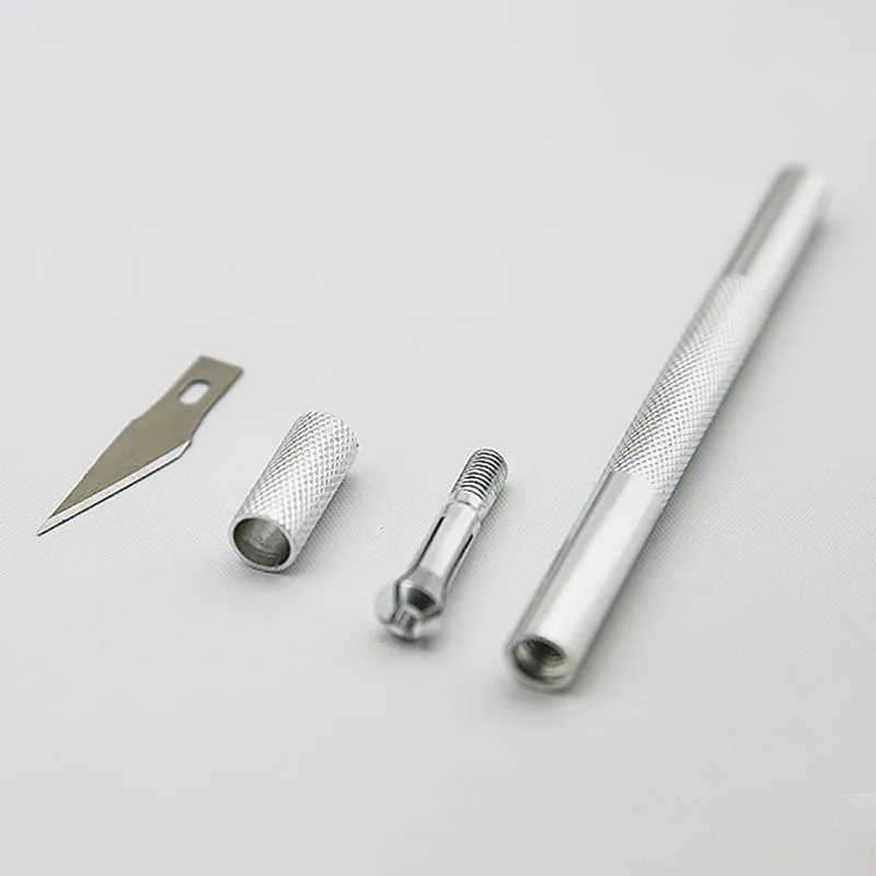 Многофункциональная ручка для резьбы по металлу с 6 лезвиями нескользящий