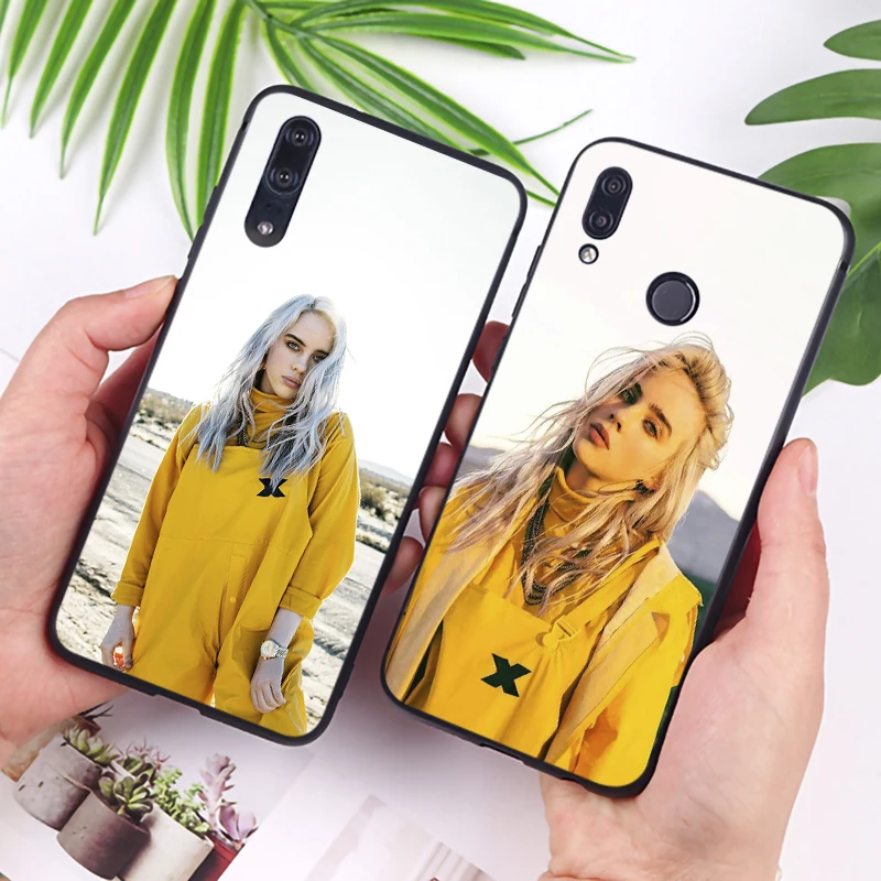 Мягкий силиконовый чехол для телефона Music Singer Star Billie Eilish rainbow blohsh xiaomi redmi note 7 k20 pro 5 6