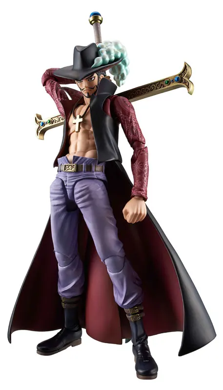 100% Оригинальные экшн фигурки MegaHouse с переменными героями VAH Dracule Mihawk из ONE PIECE|dracule