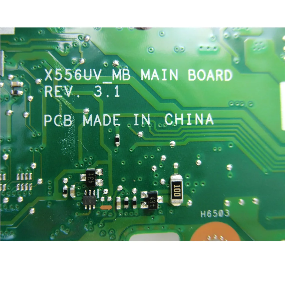 X556UAK i5-6200CPU на борту 4 ГБ DDR4 материнская плата REV3.1 для ASUS X556UA X556UJ X556UV X556U K556U FL5900