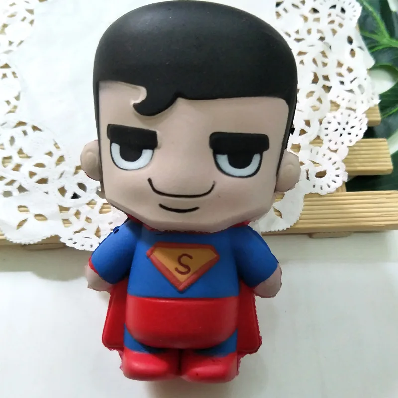 Супер герой PU медленно поднимающаяся игрушка сжимающая игрушки для снятия стресса для детей и взрослых