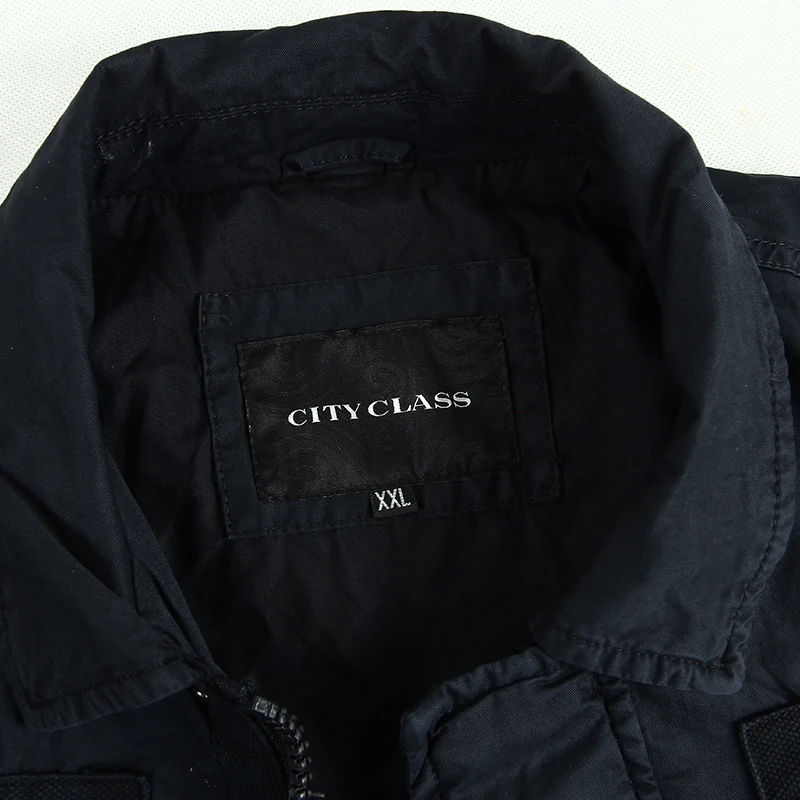 Популярная мужская куртка городского класса ветровка из 100% промытого хлопка