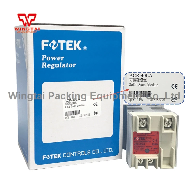 

ACR-40LA Fotek Solid State Single Phase AC Voltage Regulator For Machinery