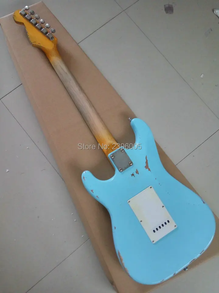 

Custom Shop Exclusive st electric guitar strat relic guitar handmade aged cast guitar high quality ebony fingerboard