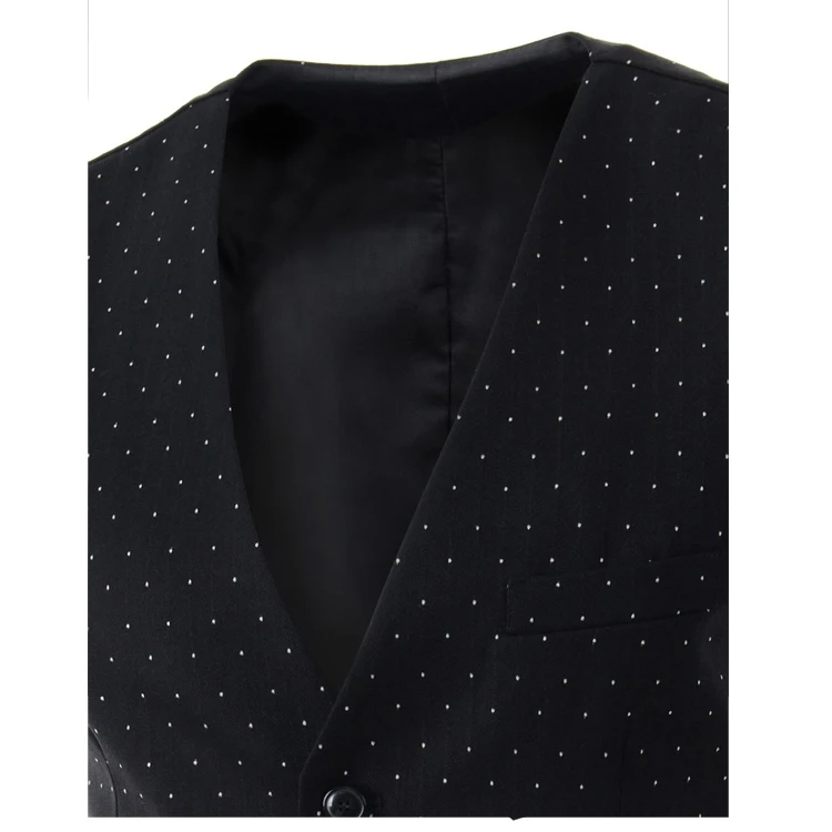 

2019 Spring Men Single Breasted Vest Men's Business Casual Slim Blue black Plaid Striped Vest Sleeveless Jacket