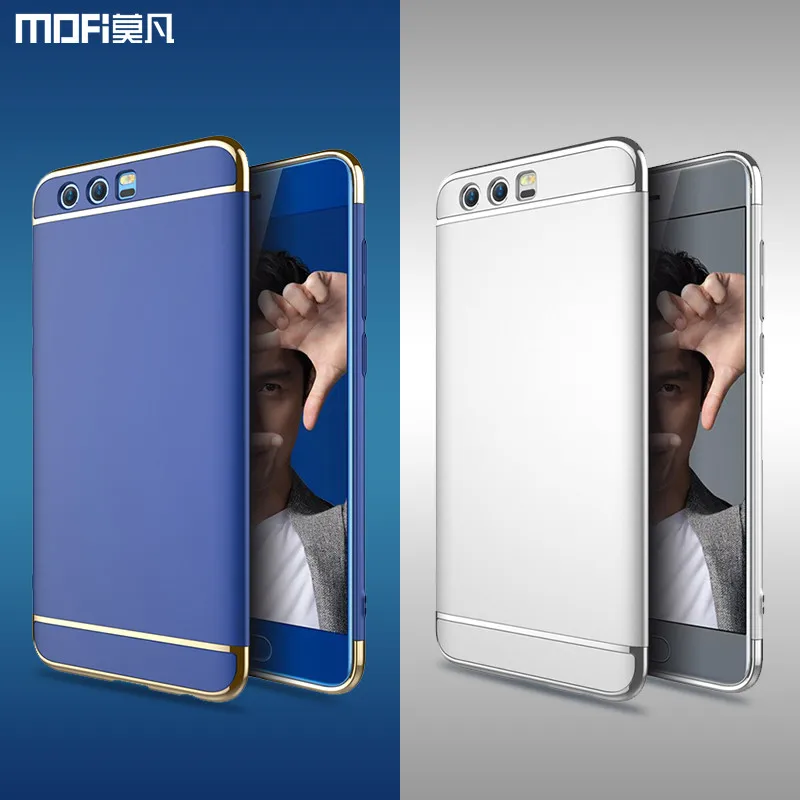 Чехол для honor 9, чехол для huawei honor 9, чехол, MOFi, роскошная задняя крышка для honor 9, чехол 3 в 1, Капа, coque funda, серебристо-серый, carcasa 5,15"