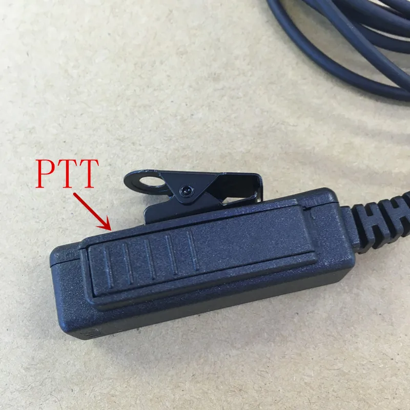 Honghuismart акустическая Воздушная трубка большие PTT наушники для kenwood TK190 TK280 TK285 TK380