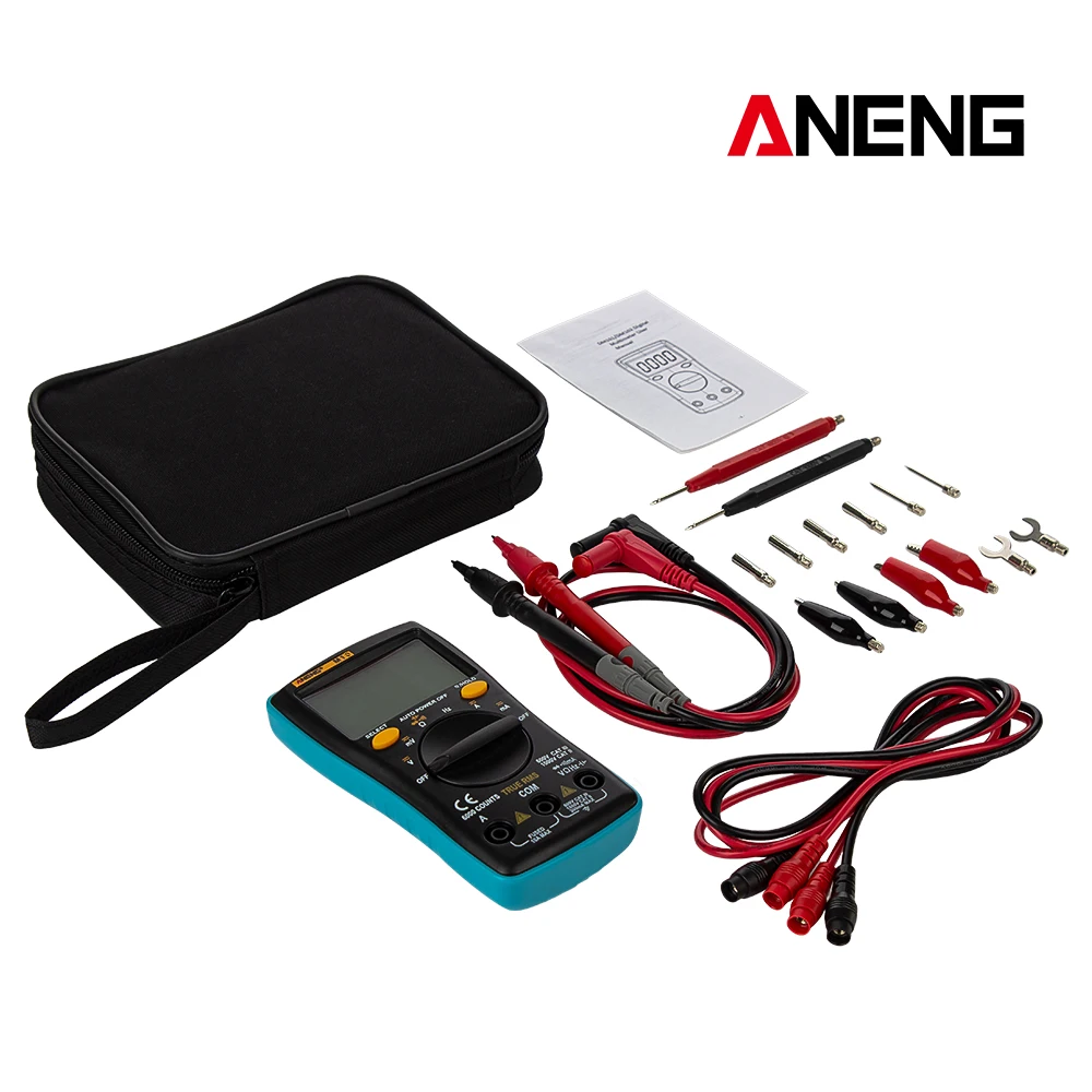

Digital ANENG M10 True-RMS Multimeter 6000 Counts Square Wave Voltage Ammeter