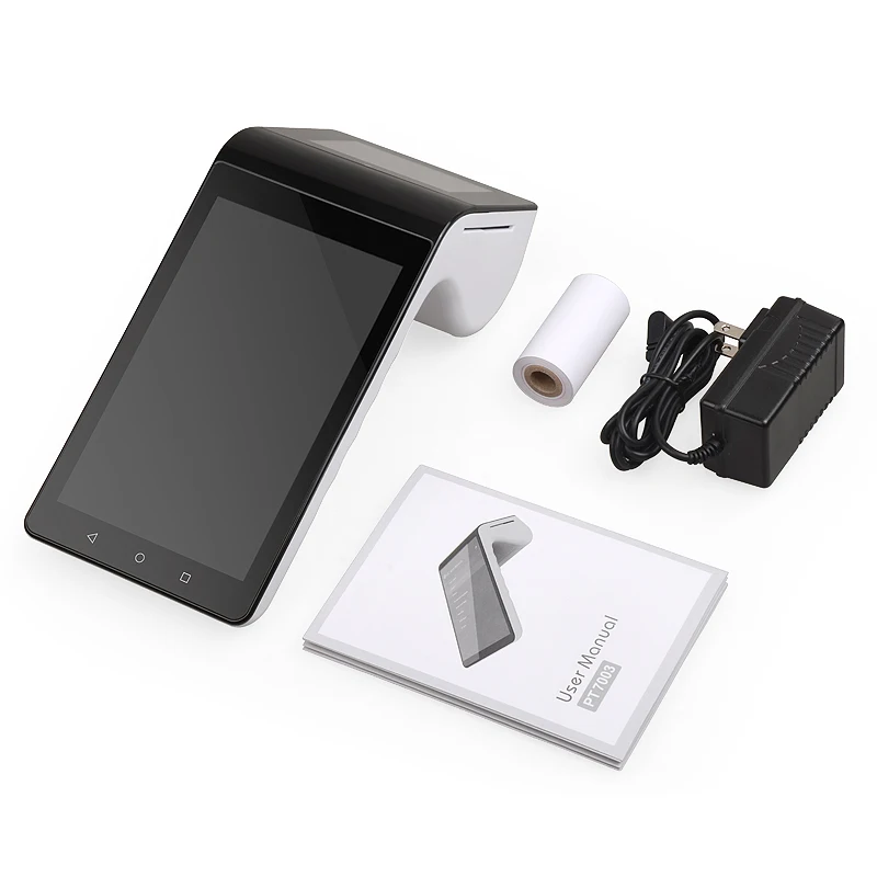 Wi-Fi 4G портативный android pos устройство кассовый аппарат со сканером принтер nfc