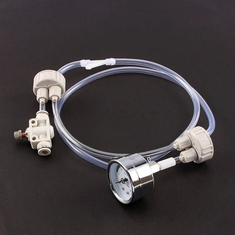 Аквариум DIY CO2 генератор системы комплект с регулировкой потока воздуха давления воды тихий фильтр-водопад для аквариума Аквариум Co2 клапан
