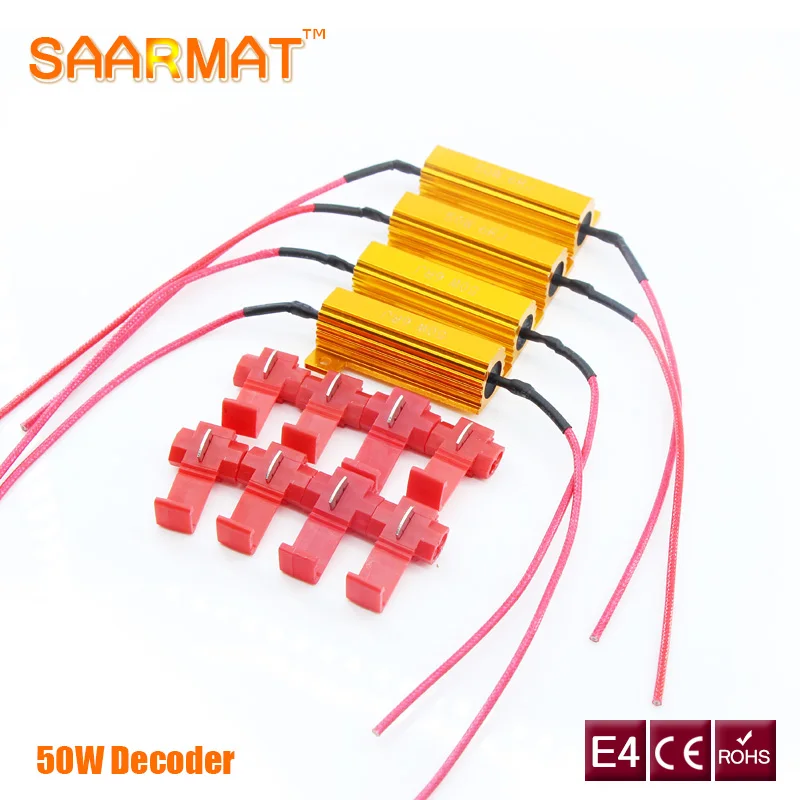 4X 50 Вт светодиодный стоп сигнал светильник противотуманная фара нагрузочный