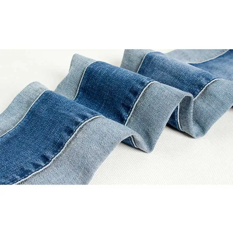 High Quality Boyfriend Jeans Side Stripes Blue Casual Pencil Trousers Women Plus Size Street Stretch Skinny Denim Pants Female | Женская