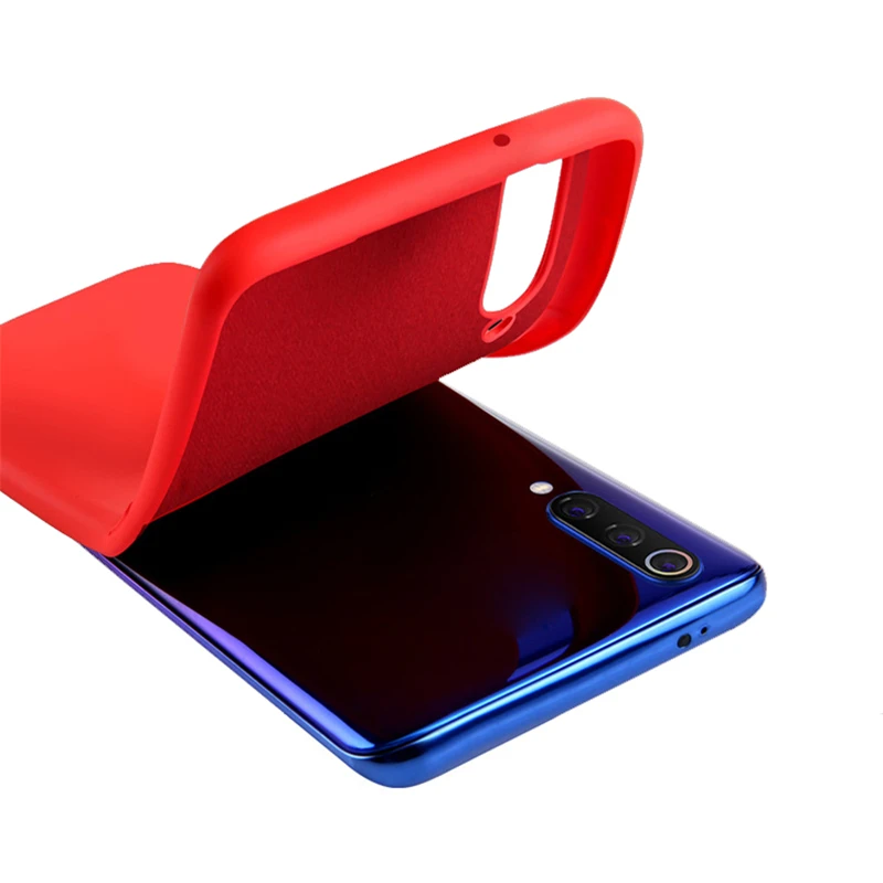 Роскошный жидкий Силиконовый противоударный чехол для телефона XIAOMI Mi9 Mi8SE MIX3 Mi6
