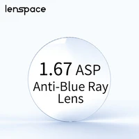 1 56 1 61 1 67 1 74 anti blue ray single vision aspheric optical lenses prescription vision correction computer reading lens