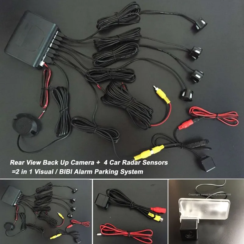Система датчиков парковки автомобиля автомобильный комплект радаров заднего