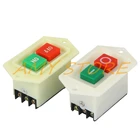 Кнопочный переключатель, 1 шт., 380 В, 5 А, вкл. ВЫКЛ., 10 А, IO, красный, старт-стоп, 2 позиции, стартер, сверлильный станок для резки