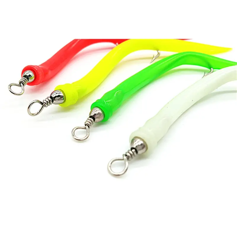 

65mm 120mm 140mm 160mm Eel Tube Soft Pesca Fishing Lure Tackle Wobblers Fish Lures Peche Carp Leurre Souple Isca Artificial Hook