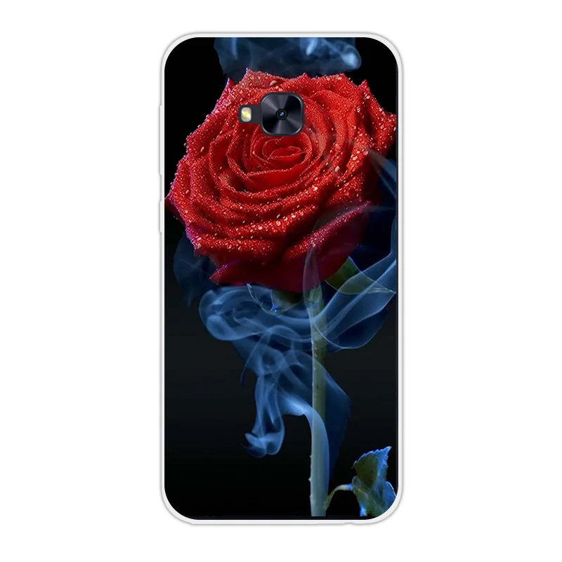 5 'для ZD553KL Чехлы для Asus ZenFone 4 Selfie Мягкие силиконовые ТПУ закуски Fundas Phone Coque Shell