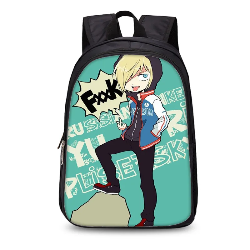2019 Kawai аниме Yuri on ice женская сумка детский рюкзак для колледжа школьный