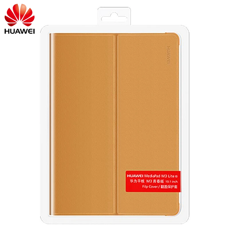 Оригинальный флип чехол для Huawei Mediapad M3 Lite 10 дюймов кожаный с функцией